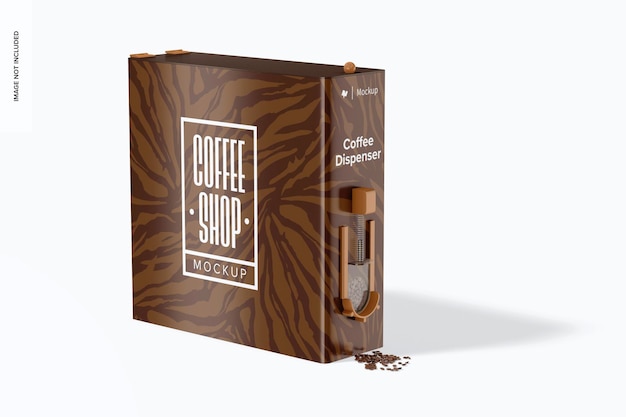 Coffee Dispenser Mockup Side View