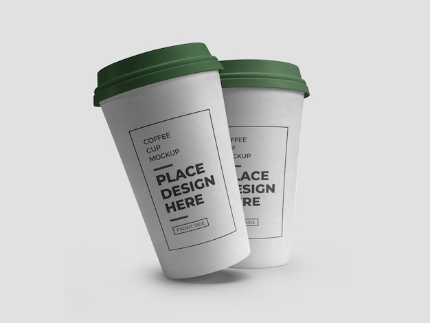 Coffee Drink Cup Packaging Mockup