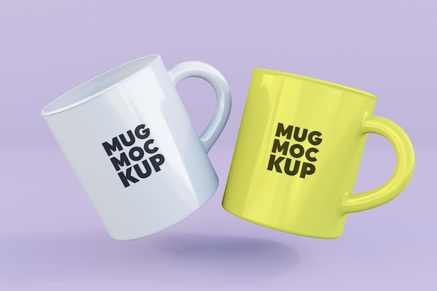 Coffee Mug Design Mockup templete