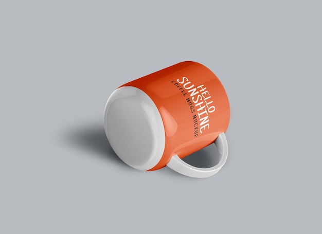 Coffee mug mockup template