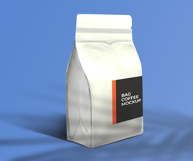 Coffee Pouch Bag Mockup