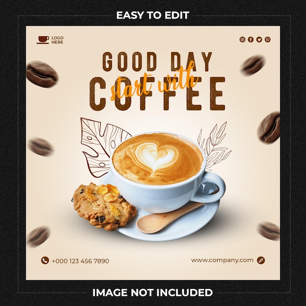 Coffee Social Media Template