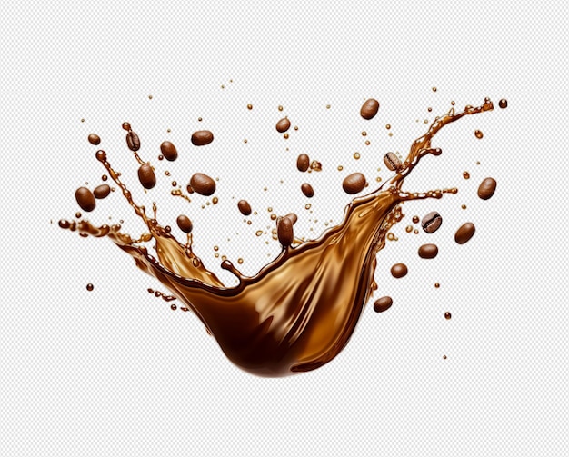 Coffee splash Png