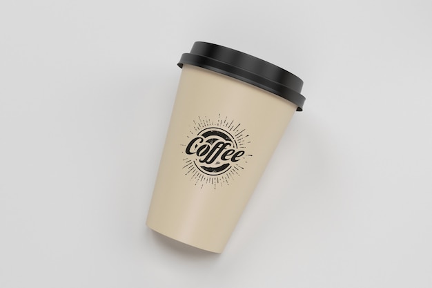 Coffee take away cup mockup