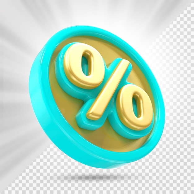 Coin percent sign