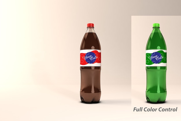 Cola Bottle PSD Mockup