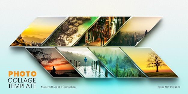 Collage photography facebook cover photo effect