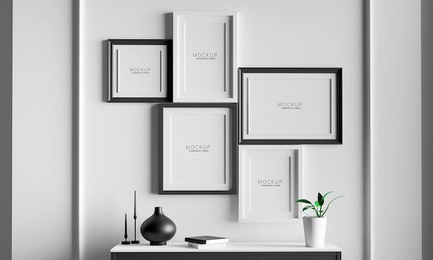 A collection of framed frames with the words world club on the wall.