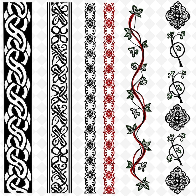 PSD a collection of patterns including a design that says quot verlce quot