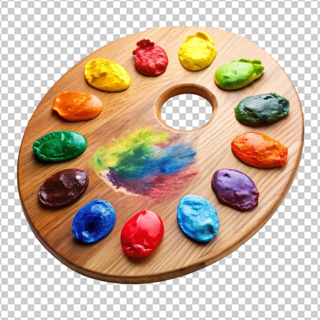 PSD color artist plate