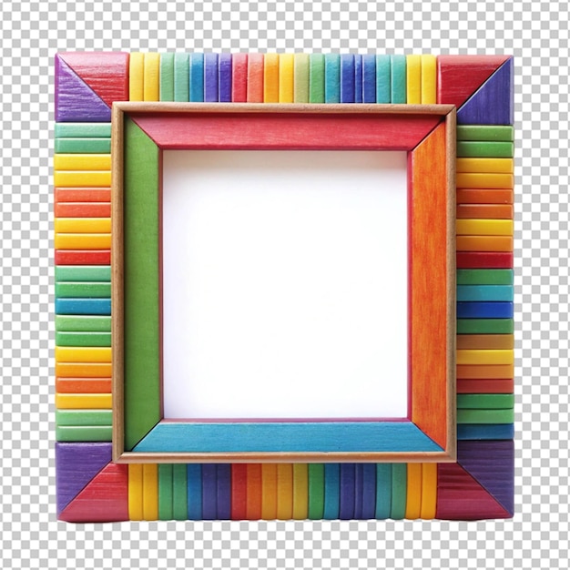 a color full photo frame