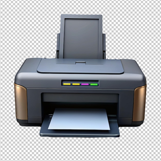 color printer on transparent background