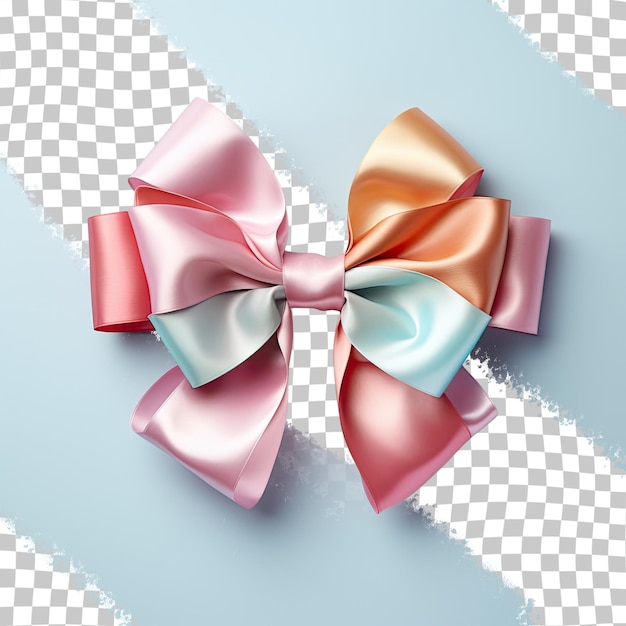 Color of the ribbon transparent background