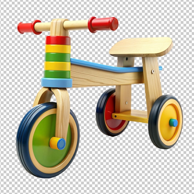 color wooden tricycle