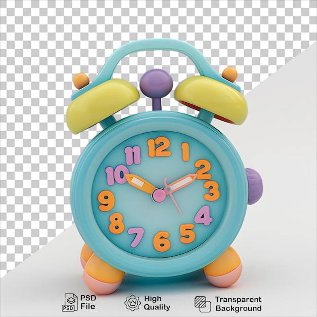 Colorful 3D Cartoon Clock