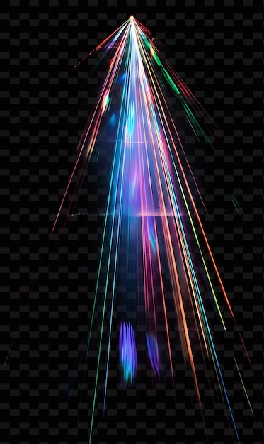 a colorful abstract image of a line of light