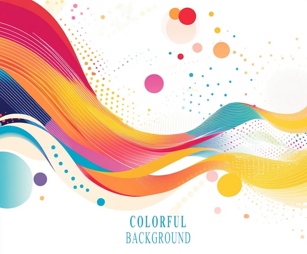 a colorful background with colorful lines and a colorful background