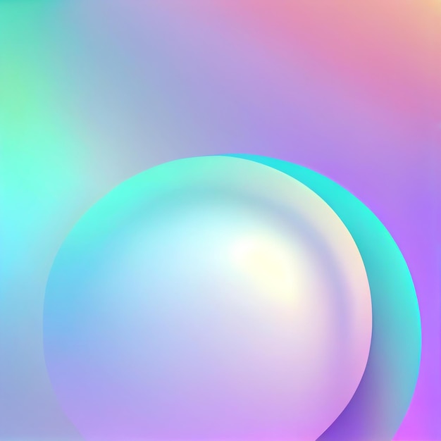 A colorful background with a large ball and a large number of colors