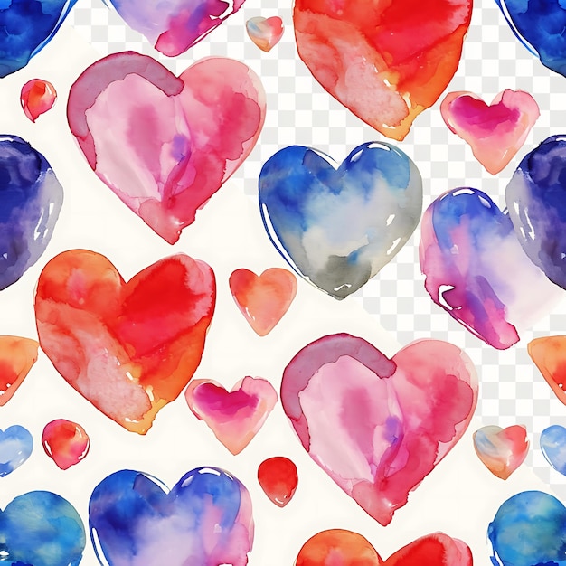 PSD a colorful background with many hearts and the words  hearts  on it