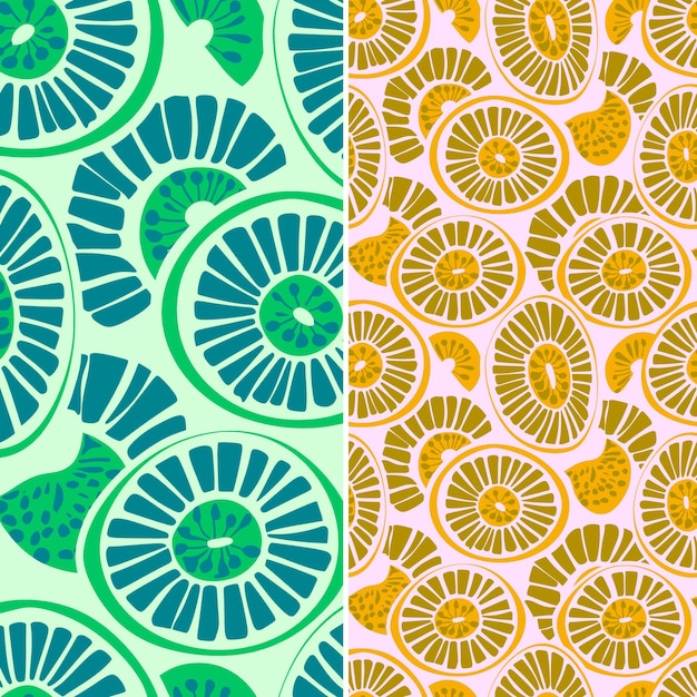 PSD a colorful background with a pattern of circles and a yellow flower