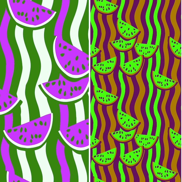 a colorful background with a pattern of lemons