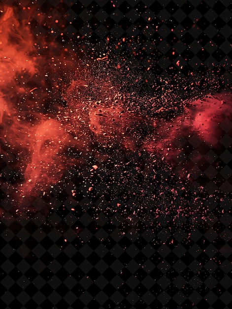 a colorful background with a red and orange glitter and a black background