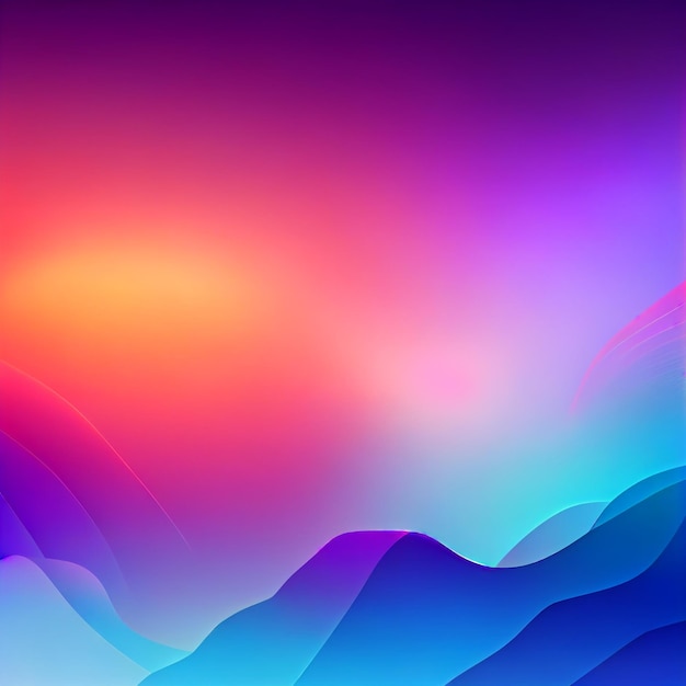 Colorful background with a wave pattern