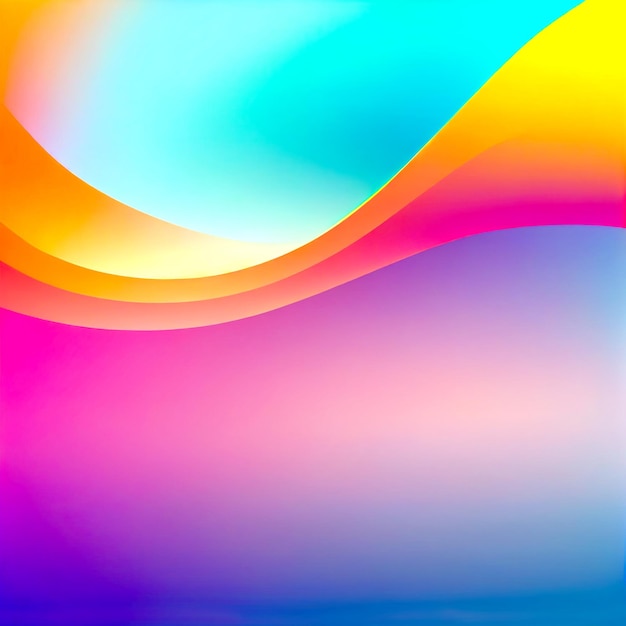 A colorful background with a white and orange swirls