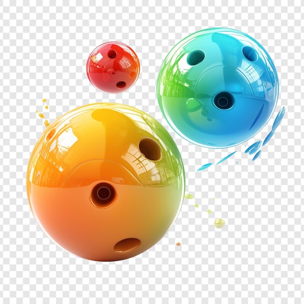 Colorful Bowling Balls