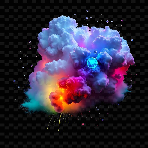 a colorful cloud with the words quot rainbow quot on it