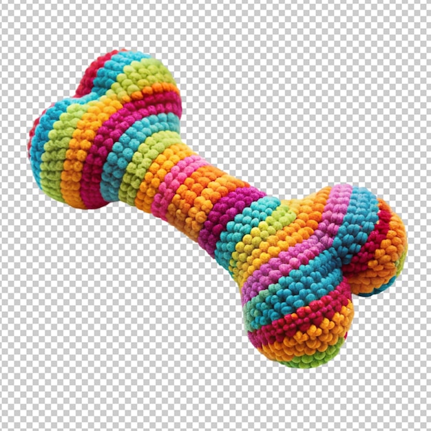 colorful dog toy bone