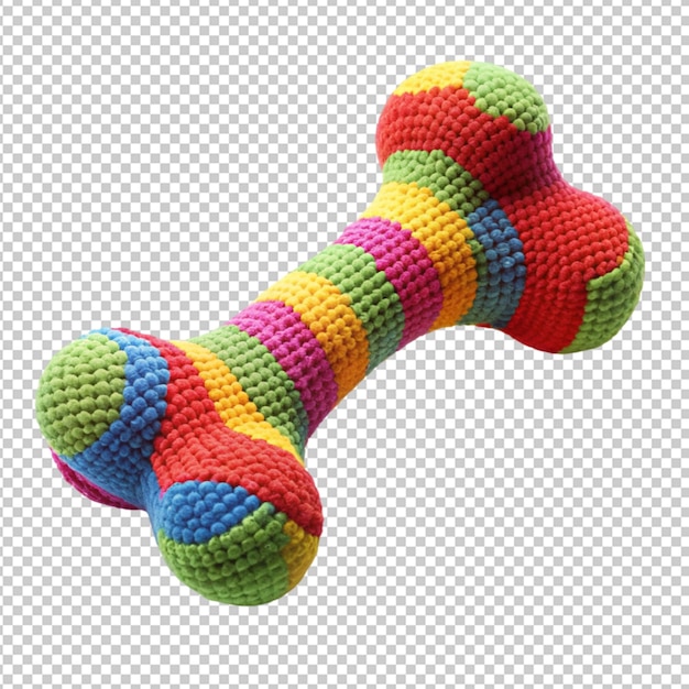 colorful dog toy bone