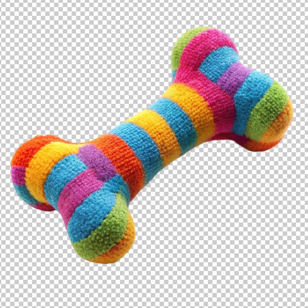 colorful dog toy bone