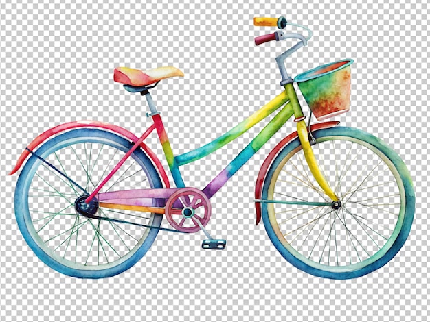 colorful fast bike