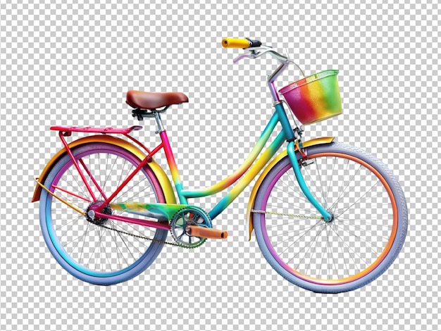 colorful fast bike