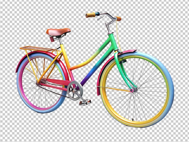 colorful fast bike