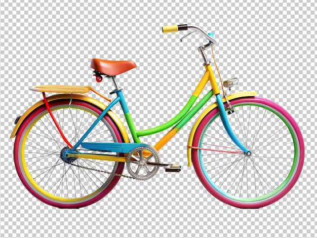 colorful fast bike