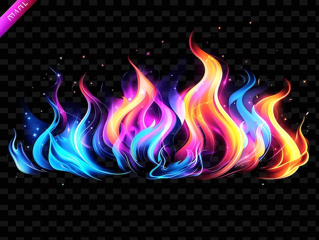 a colorful fire with the words quot fire quot on the bottom