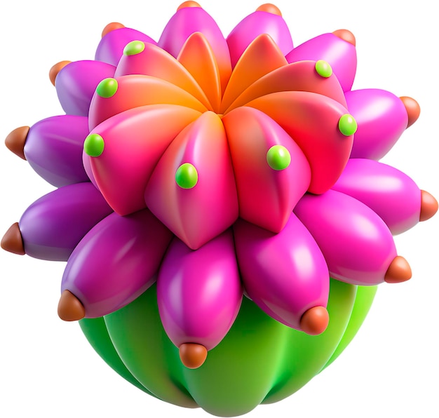 a colorful flower arrangement with the number 3 on it