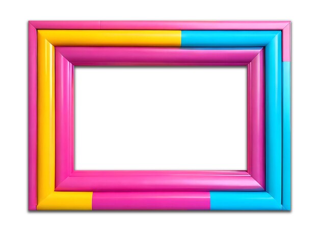 colorful frame with a picture of a frame that says rainbows