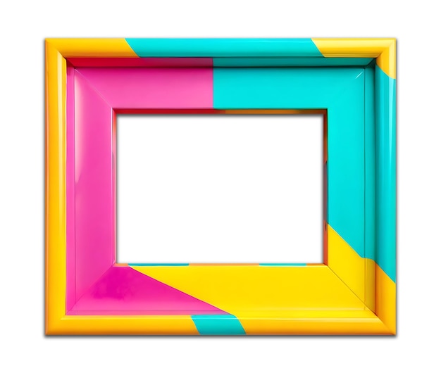 colorful frame with a rainbow colored border