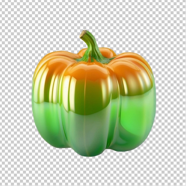 Colorful gradient bell pepper design