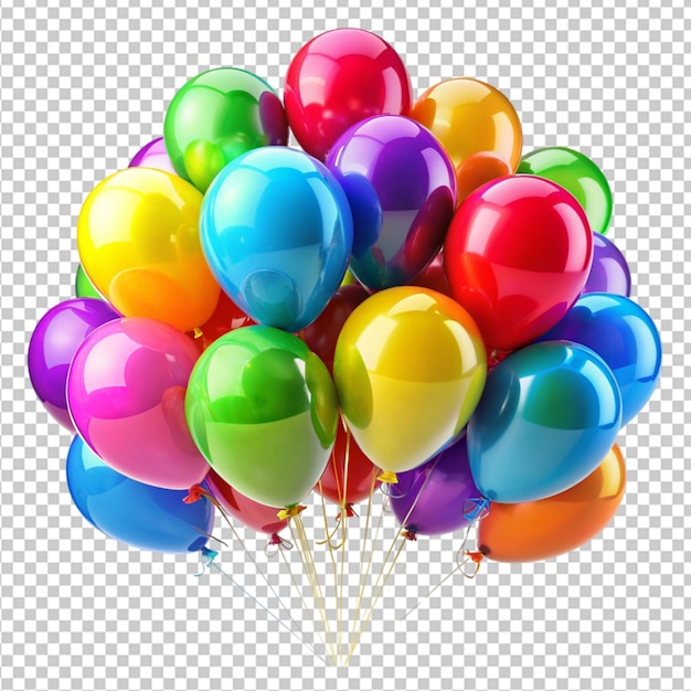 colorful helium balloons