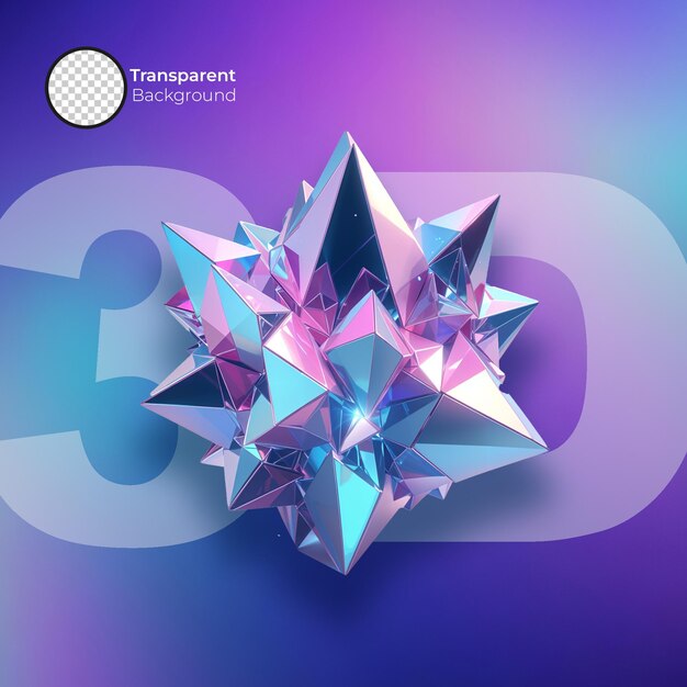 PSD a colorful image of a star shaped abstract with the number 30 on it