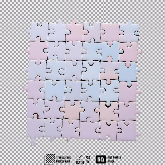 Colorful Jigsaw Puzzle Pieces On Plain Background