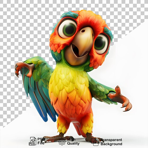 a colorful parrot with a green beak and yellow eyes