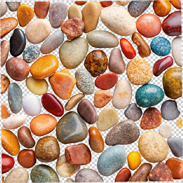 PSD colorful pebble stone texture