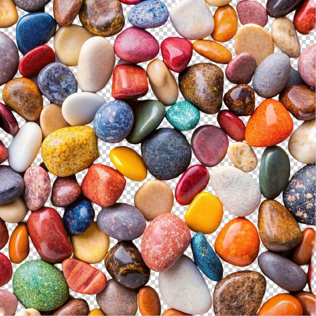 PSD colorful pebble stone texture