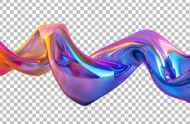 a colorful rainbow colored wave is shown on a white background