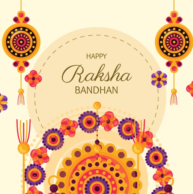 Colorful Raksha Bandhan Instagram Post